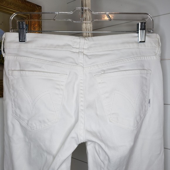 Mother The Looker Skinny Jean in Sleeping Beauty White Size 27 - Picture 6 of 10
